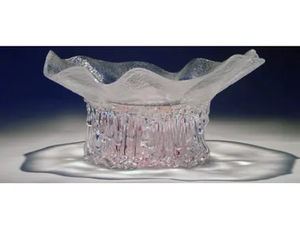 HER MAJESTY - Glass centerpiece / sculpture _ Mosche Bianche